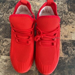 Womens Red sneakers